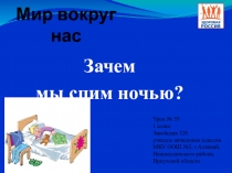 Зачем мы ночью спим?