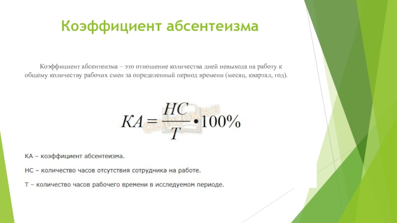 Коэффициент невыходов на работу. Коэффициент невыходов. Планируемый коэффициент невыходов. Коэффициент абсентеизма. Коэффициент, учитывающий невыхода на работу.