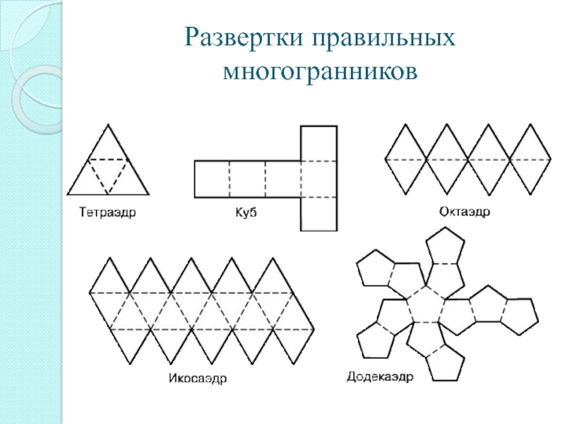 Схема многогранника из бумаги распечатать для склеивания