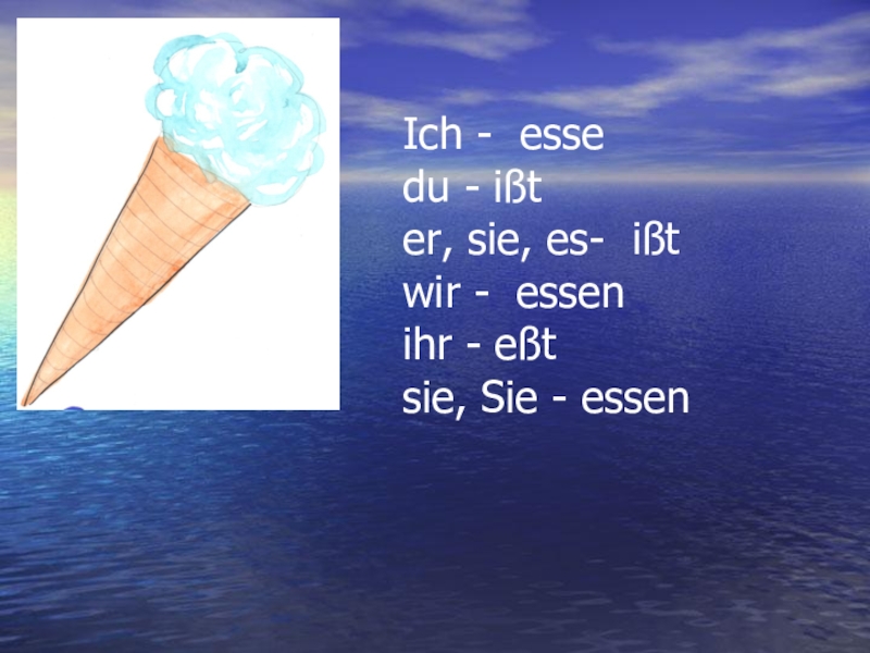 Ich esse du