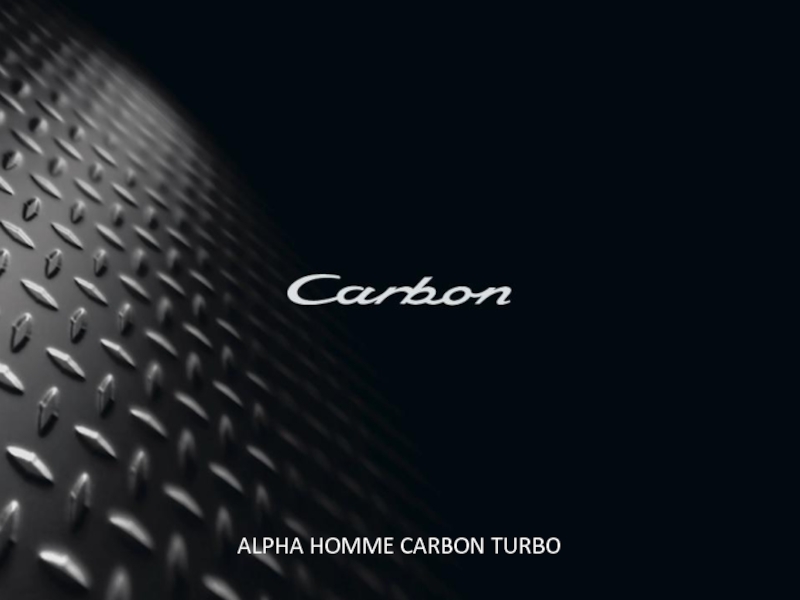 ALPHA HOMME CARBON TURBO