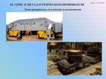 10. УПМС В МЕТАЛЛУРГИЧЕСКОМ ПРОИЗВОДСВЕ
Занят. 10, слайд 2 5
Электроприводы