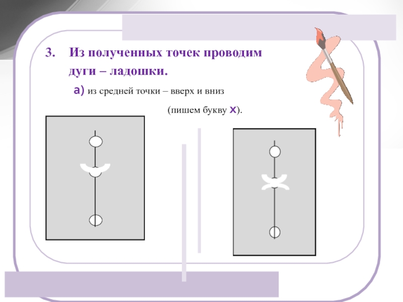 Точка получение. Вверх вниз написание.