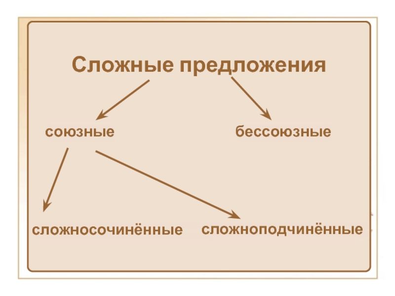 Сложное союзное предложение бывает