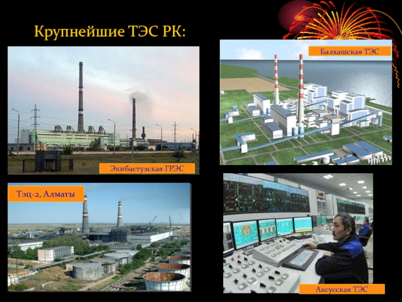 Крупнейшие тепловые электростанции. Электроэнергетика ТЭЦ ТЭС. Крупнейшие электростанции ТЭС И ТЭЦ. Тепловая электростанция Казахстана. Балхашская ТЭЦ.