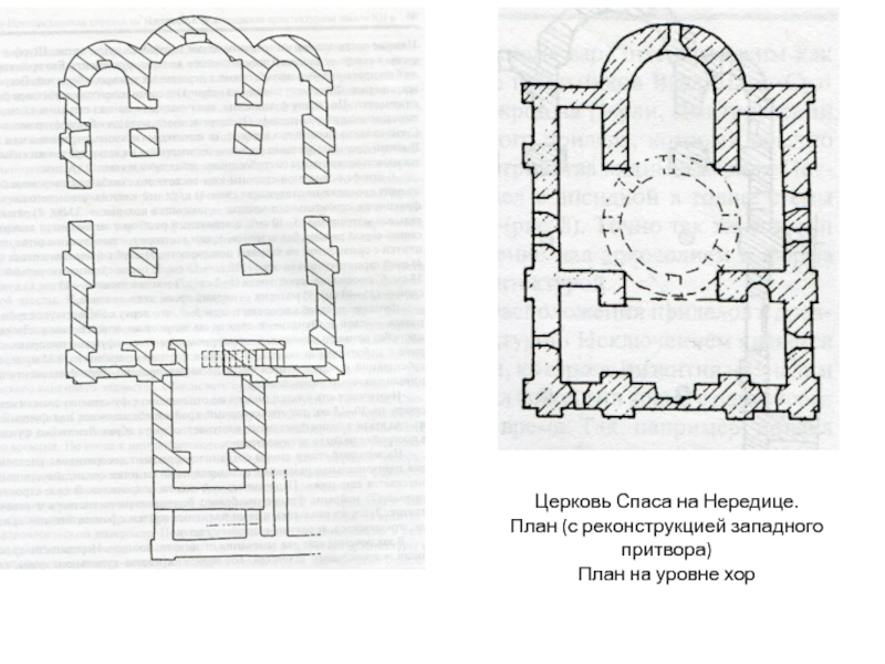 Церковь на плане