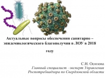 Актуальные вопросы обеспечения санитарно – эпидемиологического благополучия в