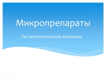 Микропрепараты
