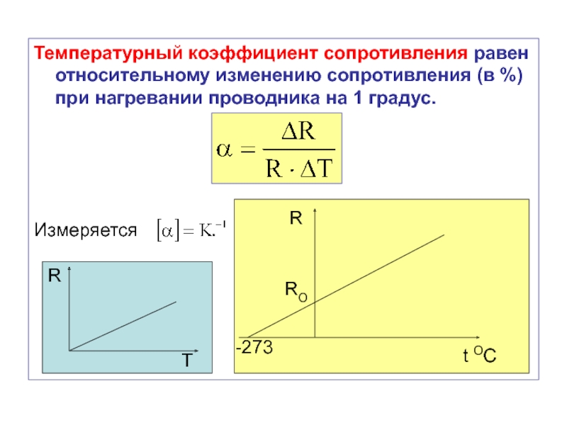 На рисунке даны графики зависимости сопротивления веществ от температуры