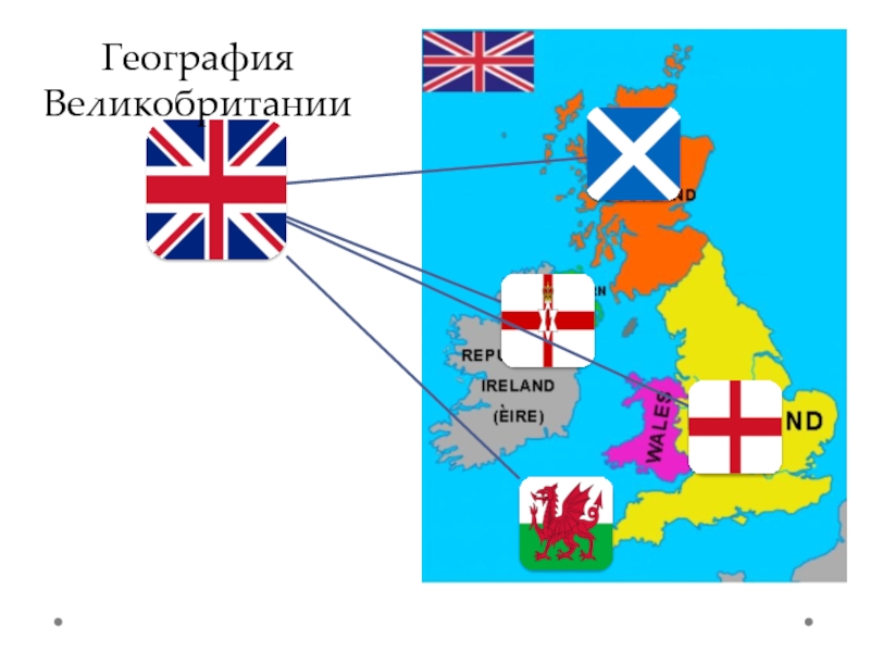 Карта великобритании для презентации