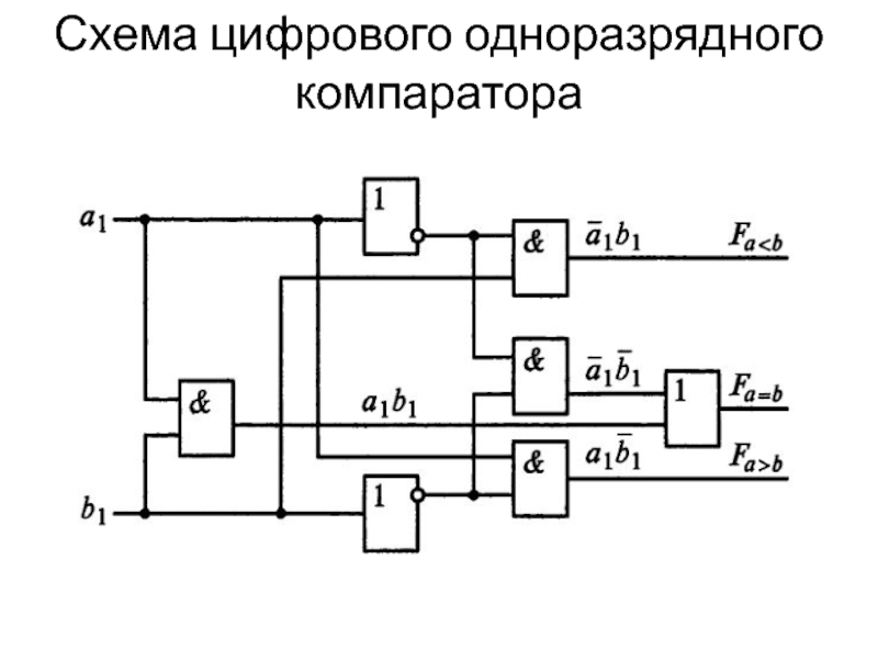 Компаратор обозначение на схеме