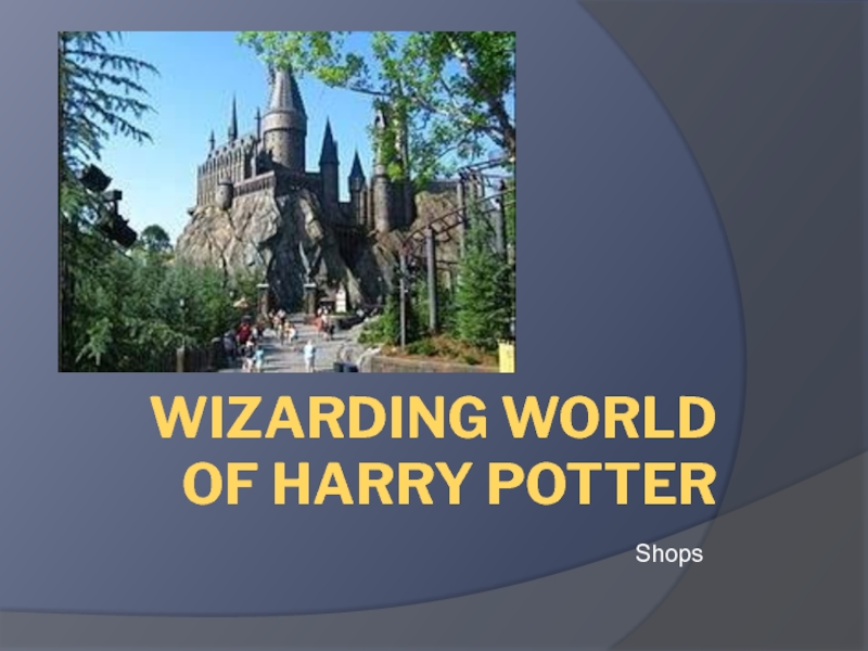 Презентация Wizarding World of Harry Potter 8 класс