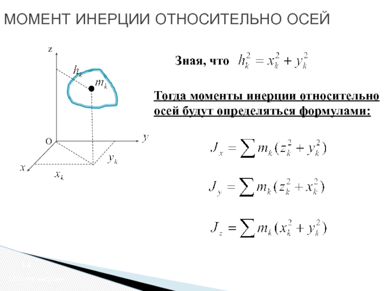 Движение относительно оси