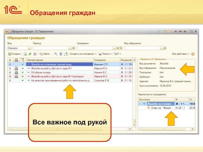 Презентация возможностей 1с документооборот