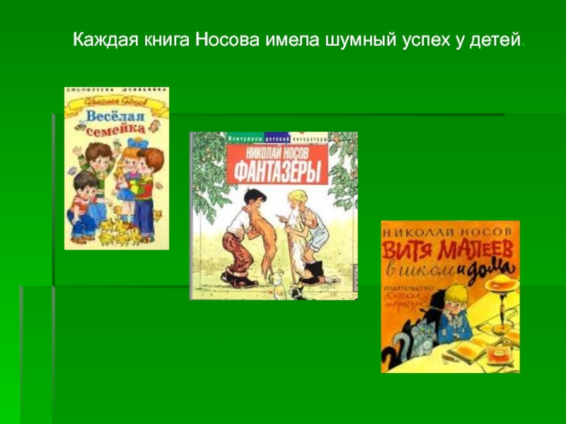 Смысл рассказов носова. Носов книги. Книги н Носова для детей. Носов книги для детей.
