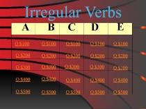 Irregular Verbs