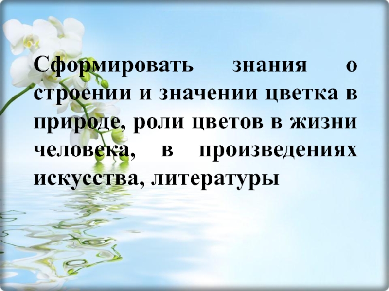 Образы растений и цветов в литературе проект