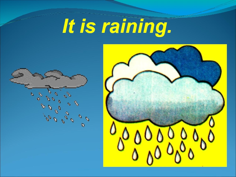 It is raining i am wearing. It is raining. Weather презентация 4 класс. Reading in Rainy weather рисунок для детей. Погода картинки на английском для детей.