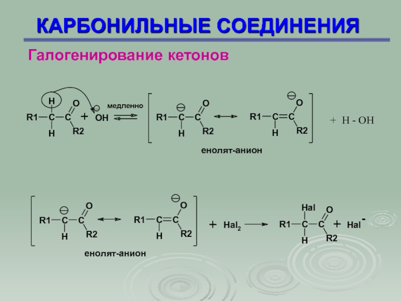 Карбонильные соединения презентация