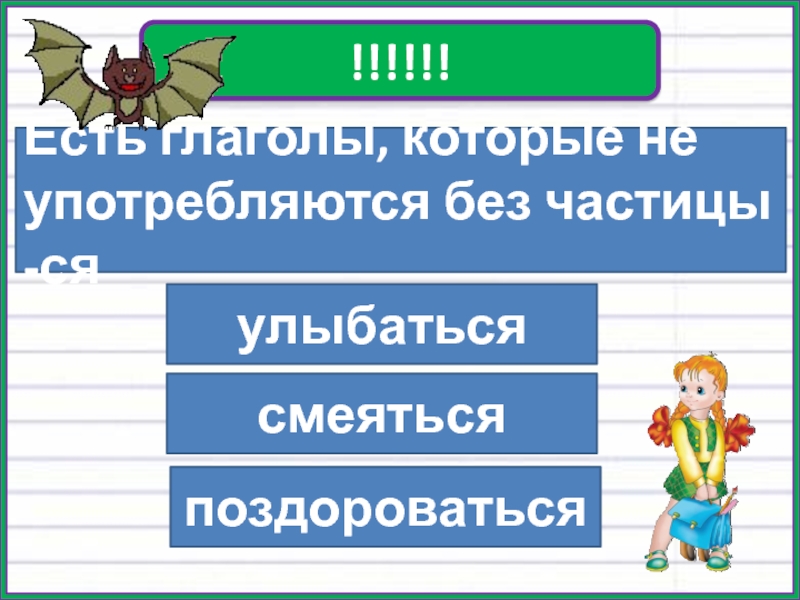 Написание частицы ся 3 класс пнш презентация