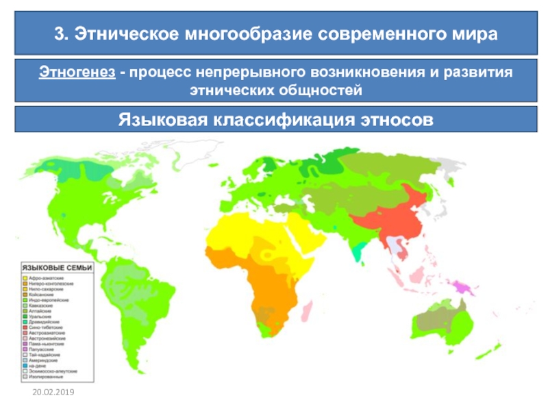 Этническая картина мира и проблема классификации этносов