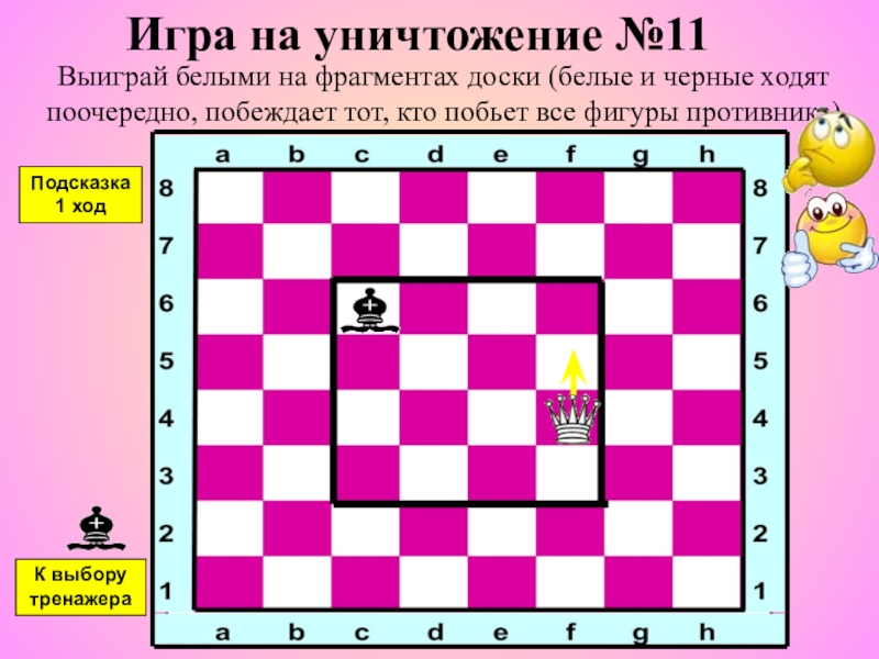 Ладьей ходи. Ферзь против ладьи. Ладья против слона презентация. Захват контрольного поля в шахматах. Конь против ферзя ладьи слона презентация.