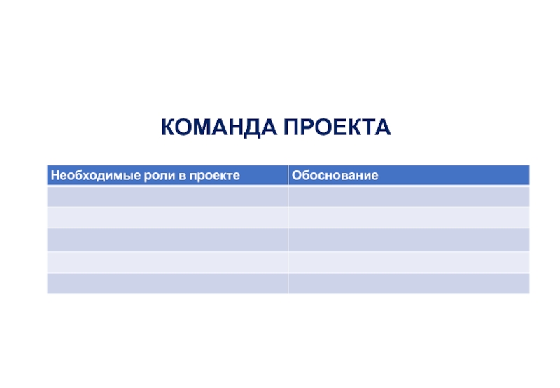 Модель социального проекта