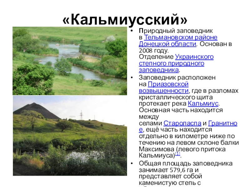 Доклад: Экологическая ситуация в Донецкой области