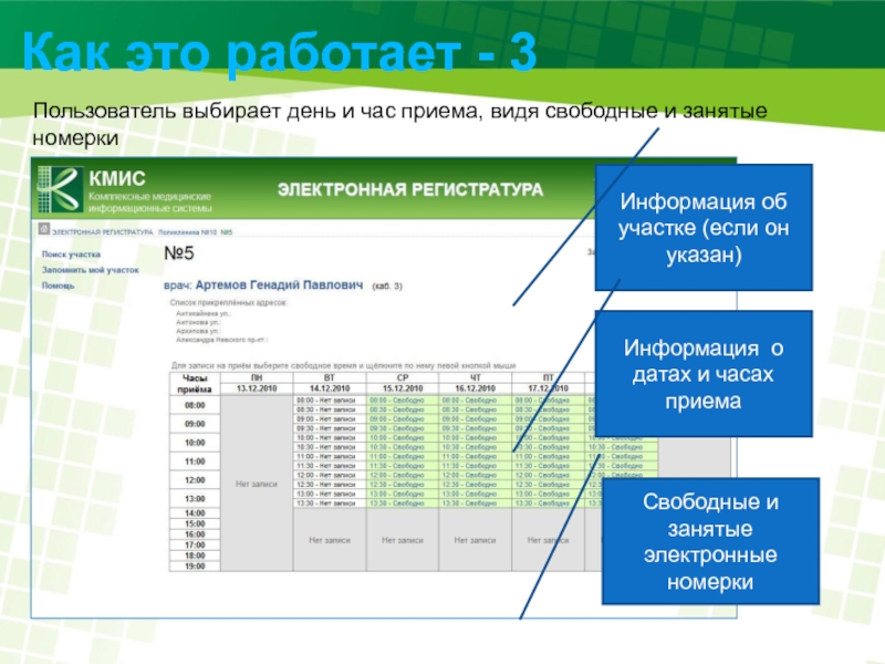 Электронная регистратура расписание. Электронная регистратура презентация. Электронная регистратура. Электронная регистратура в информатике. Электронная регистратура схема работы.