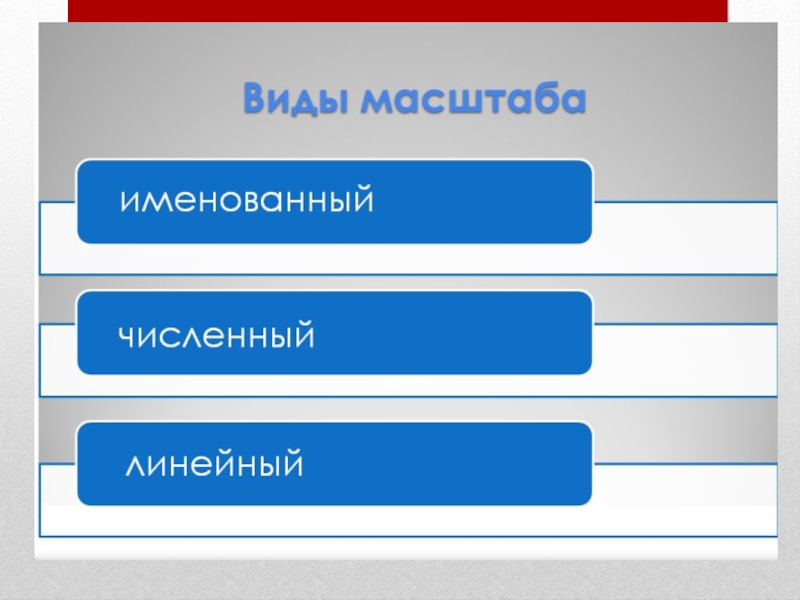 Виды масштабов численный линейный