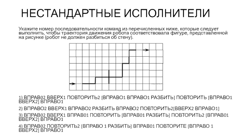 Ниже перечислены движения