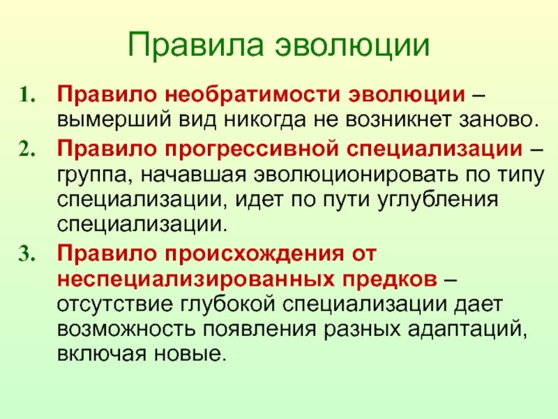 Правило учения