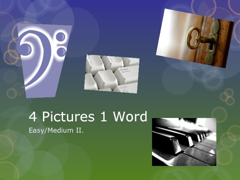 4 Pictures 1 Word