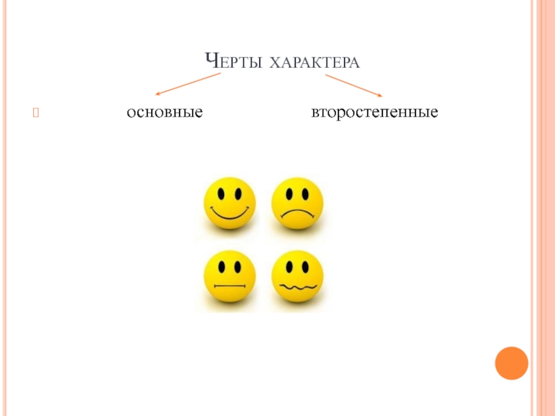 МИНИСТЕРСТВО ВЫСШЕГО ОБРАЗОВАНИЯ И НАУКИ РОССИЙСКОЙ ФЕДЕРАЦИИ Федеральное Черты характера    основные      второстепенные Черты характера        основные