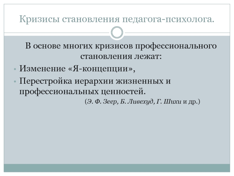 Презентация профессиональное становление педагога