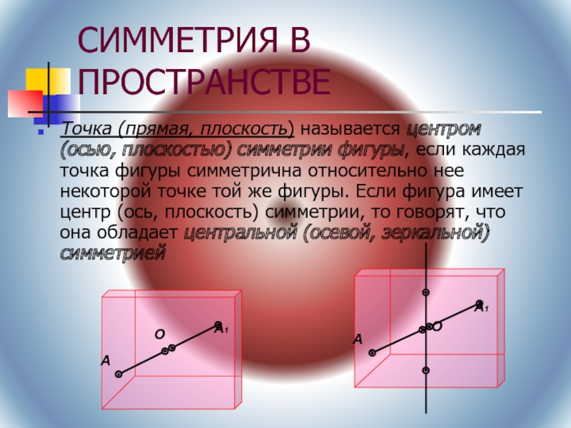 Докажите что при центральной симметрии плоскости прямая