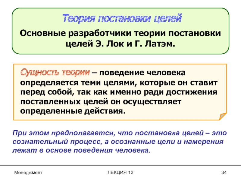 12 теория. Теория постановки целей (э. лок, т. раен и г. Латэм). Теория постановки целей в менеджменте. Классный теории постановки цели поведение человека определяется. В чем сущность теории постановки целей.