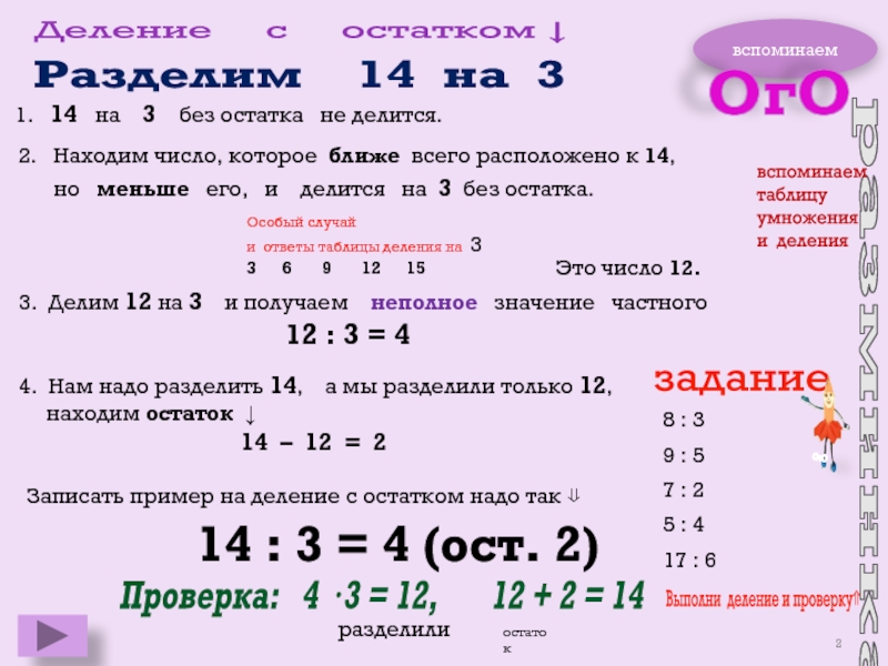 Остаток от деления си