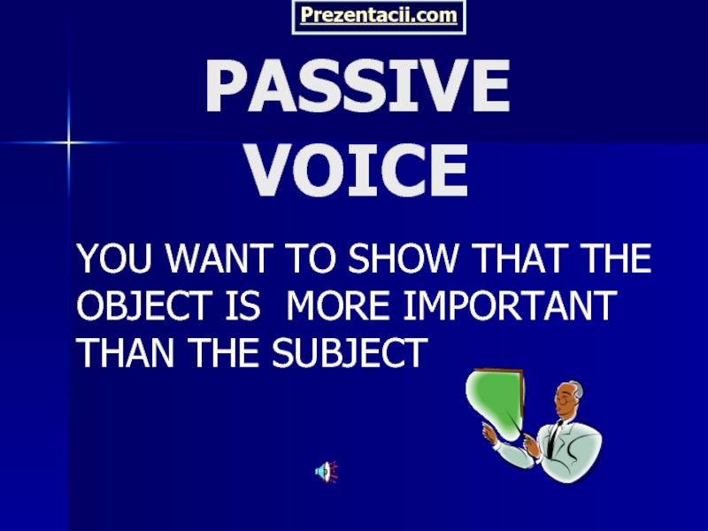 Passive Voice 6 класс