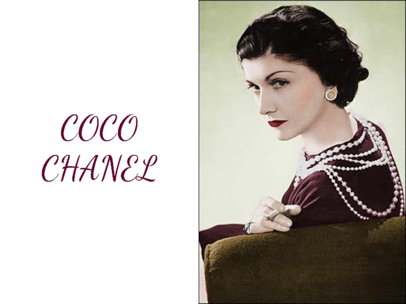Презентация Coco Chanel