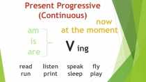 Present Progressive Tense