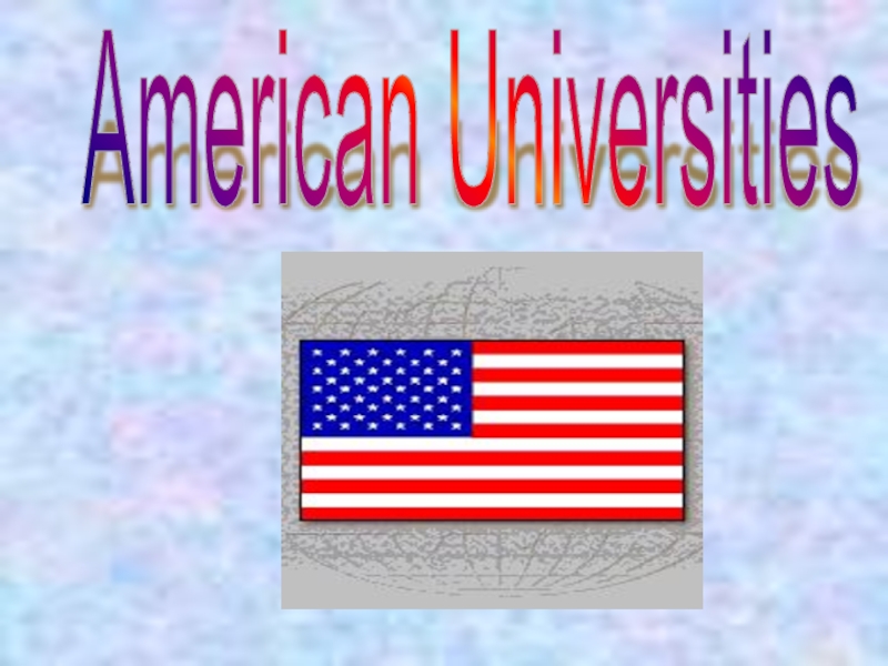 American Universities