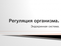 Регуляция организма