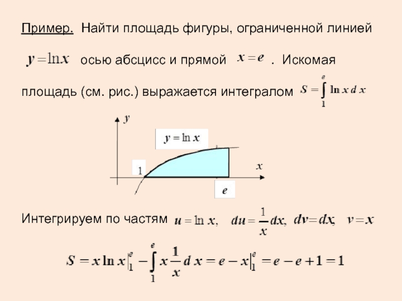 Вычислить площадь фигуры ограниченной указанными линиями сделать чертеж