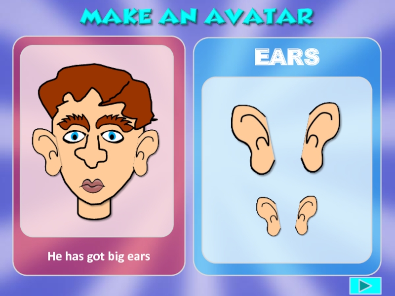 He s got big ears. Картинки для презентации. Have got big Ears. Whose Ears. Has got Ears.