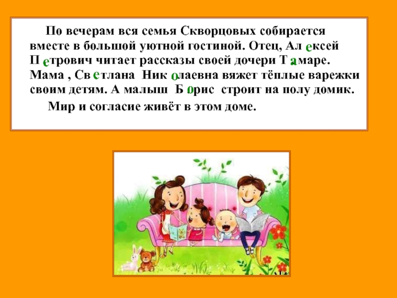 Фамилии 1 класс. Рассказ о своей дочери 2 класс. Отношение ЮЮ ко всем членам семьи.. Составить рассказ о своей семье вечером вся семья собралась дома. Прочитать рассказ выкупленная родная семья.