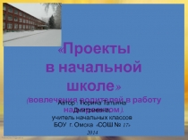 Проекты  в начальной школе (вовлечение родителей в работу над проектом).