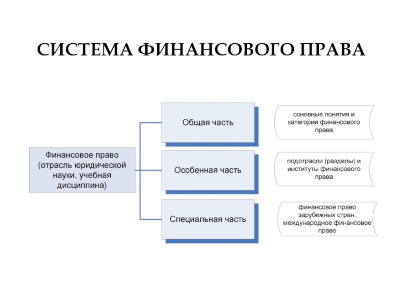 Финансово правовая схема