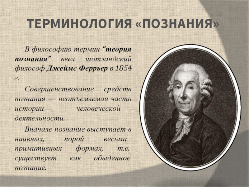 Словарь терминов по философии. Джеймс Феррьер философ. Познание в философии. Основоположник теории познания. Понятие познания в философии.