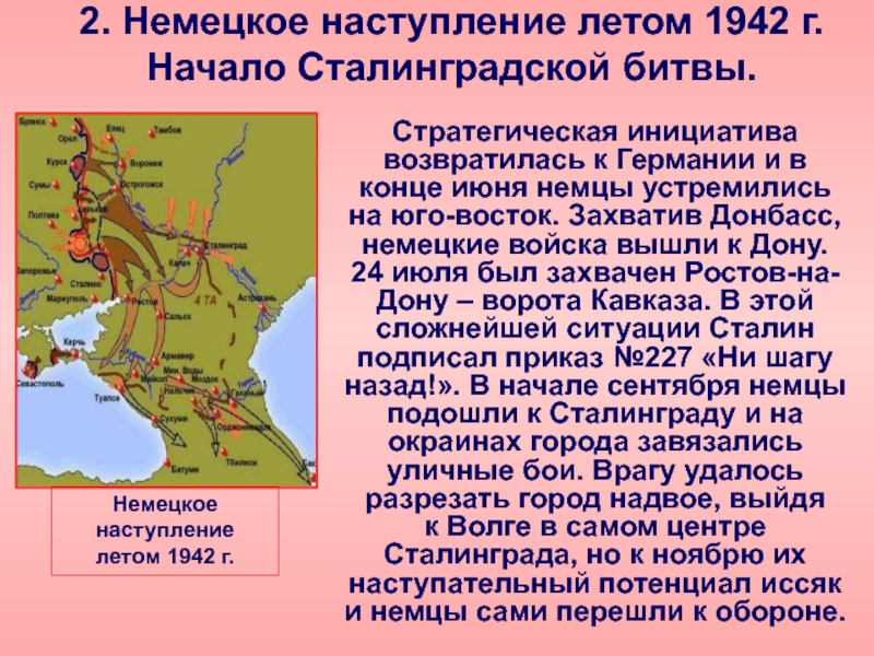 Поражения и победы 1942 г предпосылки коренного перелома презентация 10 класс торкунов презентация